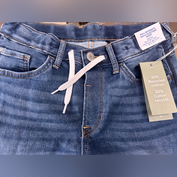 H&M pull on shorts boys denim size 14 - Picture 7 of 7